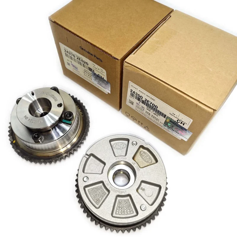s-l960 Genuine original OEM Intake Exhaust CVVT Gears for 2017-22 Hyundai 2.0 243502E700 243702E020
