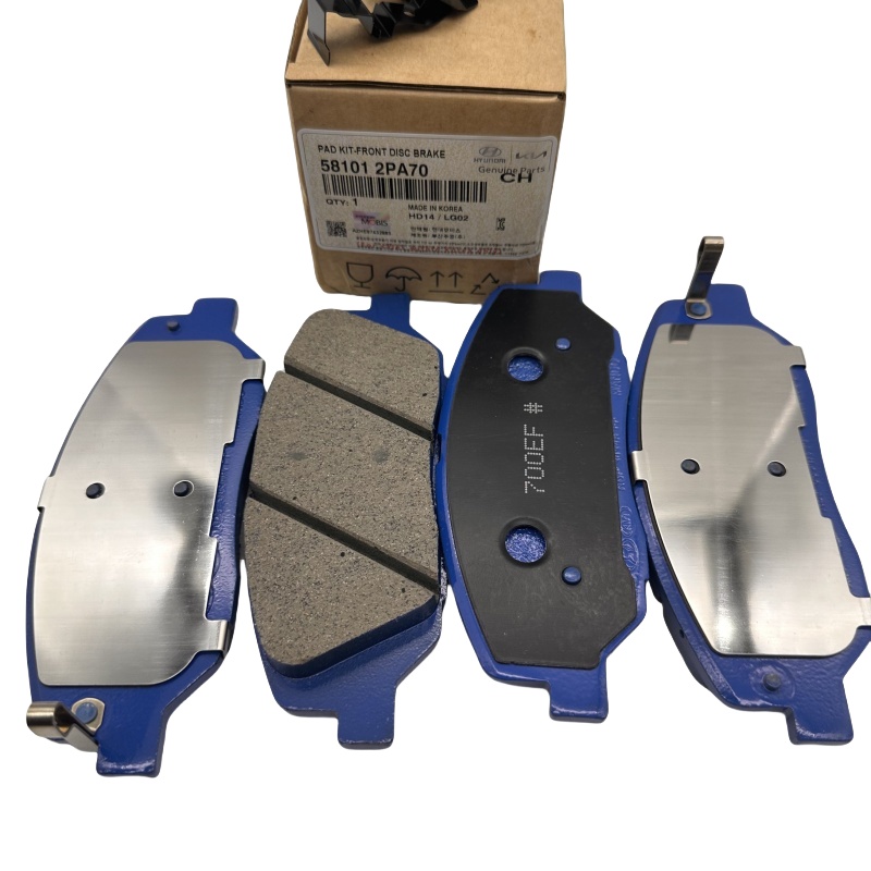 Genuine original Pad Kit Disc Brake Front - Kit Febest 1201-SANF 58101-2PA70 - Image 2