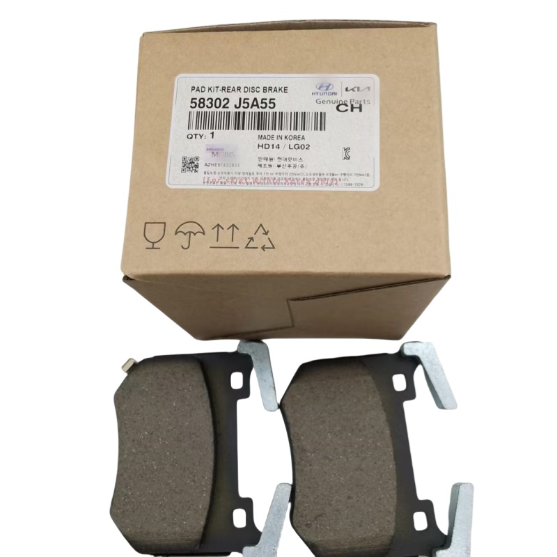 New 58302-J5A55 Rear Disc Brake Pad KIT for 2019-22 Hyundai Genesis G70 - Image 3